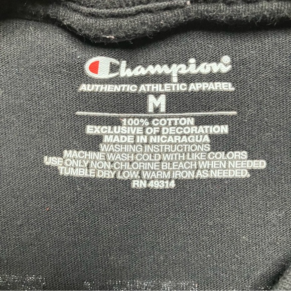 ☀️ Champion UNLV Rebels College Graphic Tee Mens Size Medium Black/Red - Picture 7 of 7